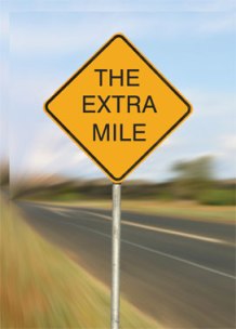 Going extra mile